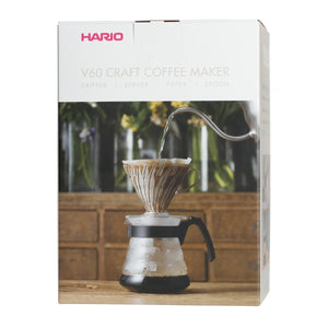 Hario V60 Coffee Maker Set - Dripper + Server + Filters